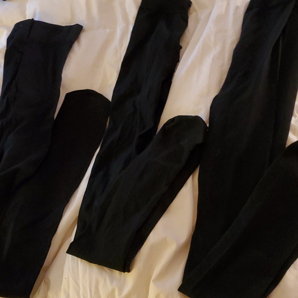 3 pair super opaque black tights size 20-22?